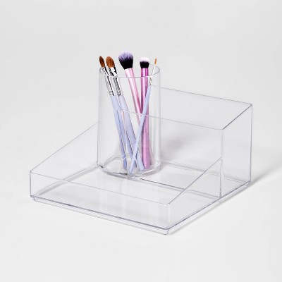 Bathroom Plastic Hair Accessory Organizer Clear - Brightroom&#8482;_2