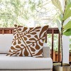 26"x26" Deny Designs Alisa Galitsyna Linocut Plant Outdoor Throw Pillow: Modern Design, Abstract Pattern, Square Shape - 2 of 4
