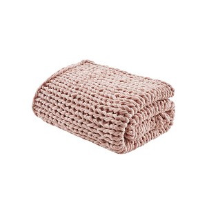 Gracie Mills Huffman Artisan Double-Knit Throw - 1 of 4
