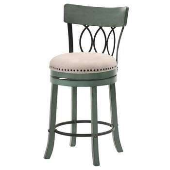 Set of 2 24" Darlowe Swivel Counter Height Barstools - HOMES: Inside + Out