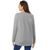 Woman Within Plus Size Perfect Long-Sleeve Crewneck Tee - 3 of 4