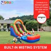 Pogo Bounce House Crossover Kids Inflatable Water Slide, Rainbow with Blower, 12 ft - 4 of 4