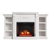 CLIHOME 70.2-in W TV Stand with Fan-forced Flat wall Electric Fireplace with Remote Control Included - 2 of 4