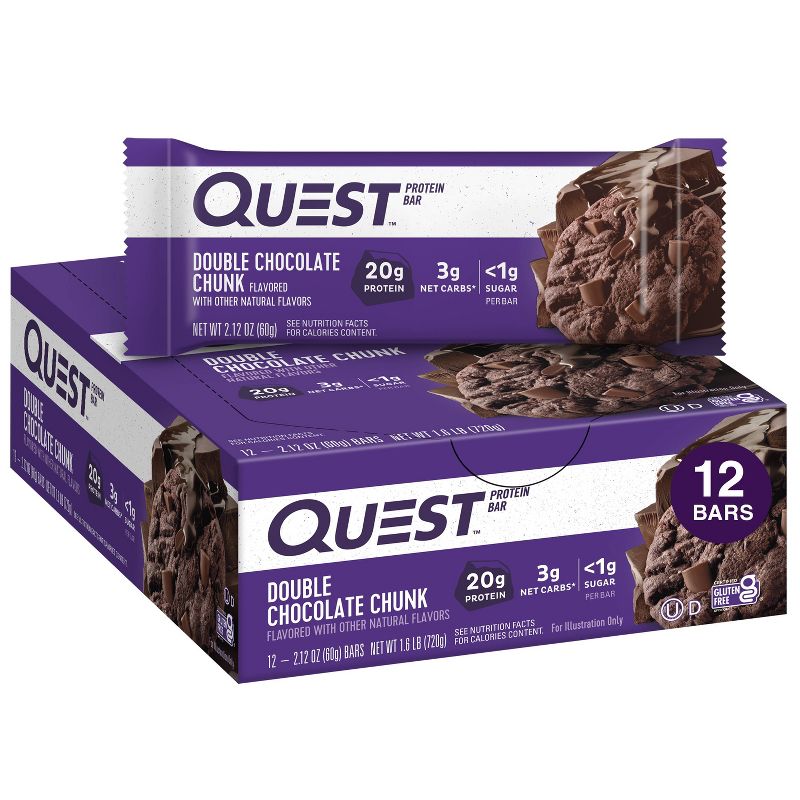 Quest Nutrition Protein Bar - Double Chocolate Chunk - 12ct, 1 of 12