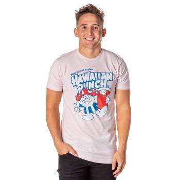 Hawaiian Punch Men's Distressed Catchphrase Mascot Adult T-Shirt