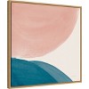 22" x 22" Eventide Pools II by Piper Rhue Framed Canvas Wall Art Light Brown - Amanti Art: Modern Decor, Geometric Lithograph - 2 of 4