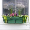 Set of 2 Wrought Iron Wall Mounted Flower Box Brackets Black - Achla Designs - 4 of 4