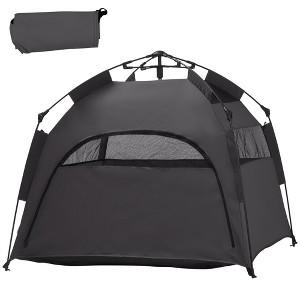 Skyzone Portable Pet Tent for Dogs & Cats - Water Resistant 420D Oxford Fabric, Outdoor Shade - 1 of 4