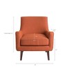 CAVINAS Polyester Fabric Accent Chair with High Backrest,Mid-Century Upholstered Living Room Chairs,Reading Chairs for Living Room - 3 of 4