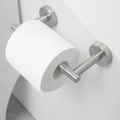 Brushed Nickel Wall Mounted Pivoting Toilet Paper Holder