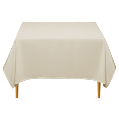 Lann's Linens Polyester Fabric Tablecloth for Wedding, Banquet, Restaurant - 54 Inch Square