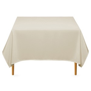 Lann's Linens Polyester Fabric Tablecloth for Wedding, Banquet, Restaurant - 54 Inch Square - 1 of 4