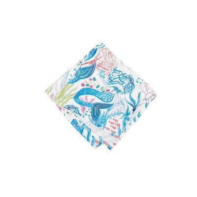 C&F Home Mermaid Garden Napkin Set of 6