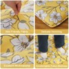 Nasitip Floor Futon Mattress, Modern Floral Printed Tatami Mat,Roll Up Sleeping Pad Portable for Guest Room, Dormitory - 4 of 4