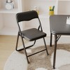 Boys and Girls Folding Table and Chair Set of 3, Featuring a Portable Table and Chairs with Ssoft Pu Cushions. No Assembly is Required - 4 of 4