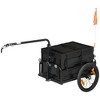 Aosom Bike Trailer Bicycle Cargo Trailer Wagon with Removable Storage Box, No Bottom - 4 of 4