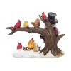 Transpac Resin 9 in. Multicolor Christmas Snowman and Birds Decor - 3 of 4