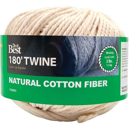 Do it Best #9 x 575 Ft. White Nylon Twisted Twine 338806, 1