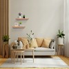 Dsvimoy Planter Stands and Holders Planter Stands Shelf with Invisible Brackets for Home Storage, Beige, 20"*5"*4" - 2 of 4
