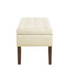 NicBex 48 Inch Storage Ottoman Bench Modern Velvet Bench with Arms, Button Tufted Cushion for Living Room, Bedroom, Entryway - 4 of 4