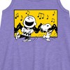 Girls' - Peanuts - Charlie And Snoopy Dance Time Graphic Sleeveless Aline Dress - 2 of 4