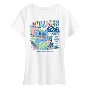 Women's - Lilo and Stitch - Summer 626 Fest Short Sleeve Graphic T-Shirt - 1 of 4