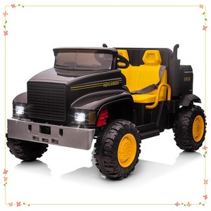 Ride On Truck for Kids 24V Ride On Car with Remote Control Electric UTV Vehicles with Dump Bed - 1 of 4