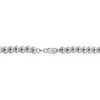 Black Bow Jewelry 6mm, Sterling Silver, Beaded Box Chain Necklace - 4 of 4