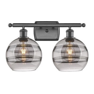 Rochester - 2 Light Bath Vanity In Industrial Style-10.88 Inches Tall and 18 Inches Wide