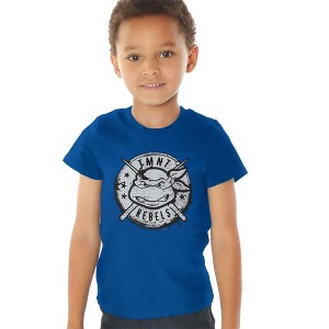 Toddler Boys' Teenage Mutant Ninja Turtles Rebels Badge T-Shirt - 1 of 4