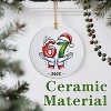 Lomsoe Santa Says 67 Gifts Christmas Ornament 2025 for Women Men Friends Six Seven Ornaments Gifts for Christmas Tree Christmas Decor Christmas Gift - 3 of 4