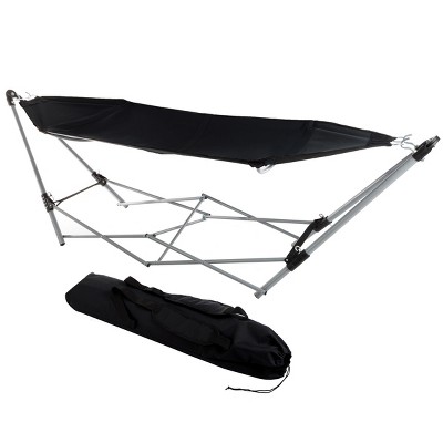 Miles Kimball Portable Hammock With Stand and Carrying Bag for sale online 