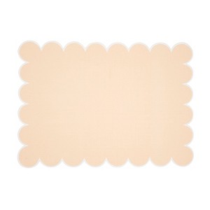 Saro Lifestyle Scalloped Hem Placemat (Set of 4) - 1 of 4