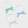 Girls' 'Hearts/Eyelet/Gingham' Bows Headwrap - Cat & Jack™: Fashion Hair Styling, Recycled Polyester, All Ages - 2 of 3