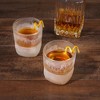 Host Freeze Cooling Glasses for Old Fashioned, Whiskey, Bourbon, and Scotch, Freezer Gel Chiller Insulated Glass Double Wall Tumblers Set of 2, Clear - 2 of 4