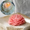 JDICTION 2-Pack Flower Candle Molds, Peony Rose Tulip Silicone Molds for Wax, Resin, Soap Making with Wave Spiral Design - 2 of 4