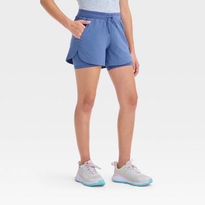 Girls' Active Light 2-in-1 Run Shorts - All In Motion™