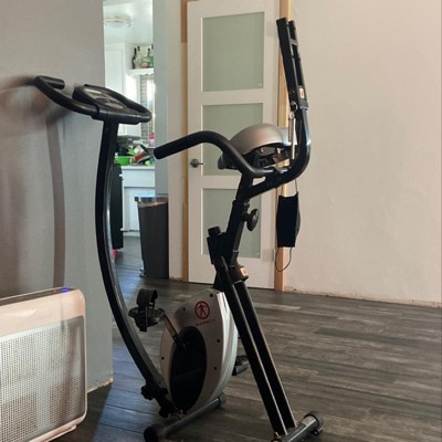 Marcy foldable exercise bike review hot sale