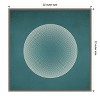Amanti Art Circles by Incado Canvas Wall Art Print Framed 22 x 22-in. - 4 of 4