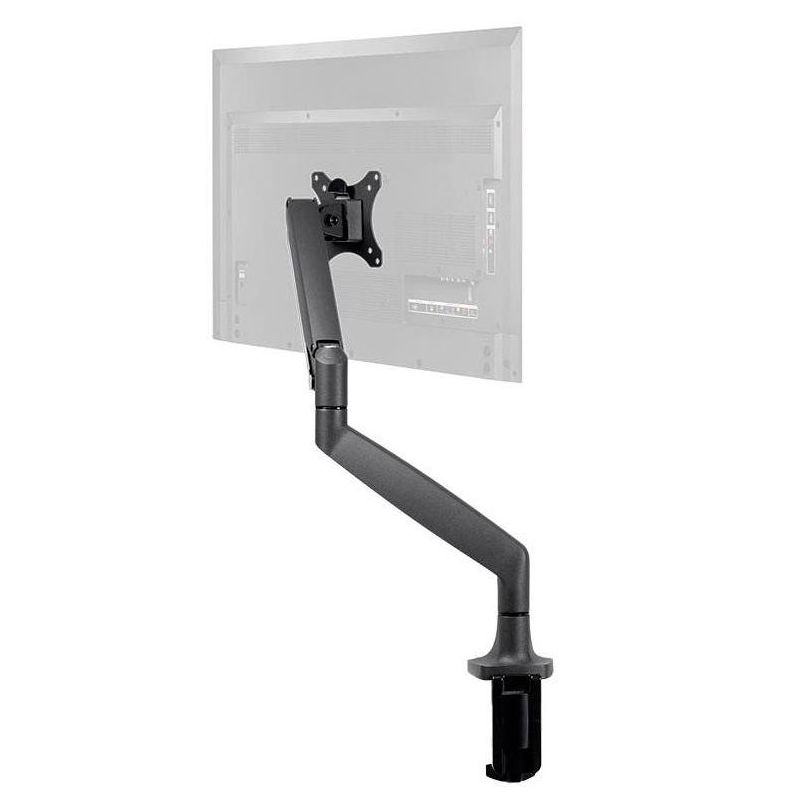 Monoprice Smooth Full Motion Single Monitor Adjustable Gas Spring Desk Mount - Black, Supports Up to 34 inch Monitors, 19.8 LBS Display Weight, 4 of 5