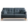 NicBex Modern Waterproof Fabric Loveseat Sofa with 2 Back Pillows & USB Port,Button Tufted Design,2-Seater Couch for Living Room - 3 of 4