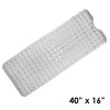 Cameo Non-Slip Bathtub mat, 40" x 16" Shower Mat with Suction Cups and Water Drain Holes, Extra Long Bath Mat, BPA, LaTeX, Phthalate Free - 4 of 4