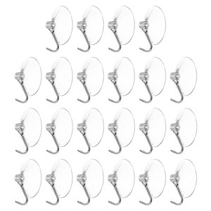 Unique Bargains Waterproof Reusable Bathroom Kitchen Suction Cup Hooks and Hangers - 1 of 3