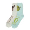 Shrek Shrek And Donkey Womens Chenille Crew Socks - 3 of 4