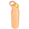 Zak Designs 20 fl oz Double Walled Stainless Steel Tranquility Insulated Straw Bottle - 3 of 4