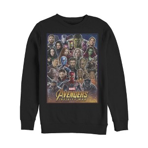 Men's Marvel Avengers: Infinity War Hero Collage Sweatshirt - 1 of 3
