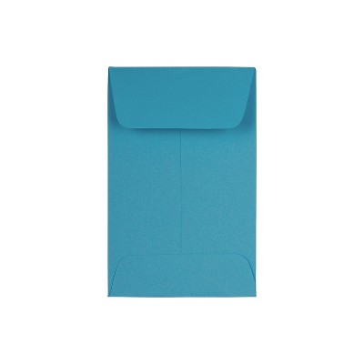 JAM Paper #1 Coin Business Colored Envelopes 2.25 x 3.5 Blue Recycled 352727818F