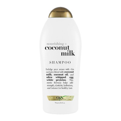Highland Almindeligt madras Ogx Nourishing Coconut Milk Moisturizing Shampoo For Strong & Healthy Hair  - 25.4 Fl Oz : Target