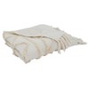 Saro Lifestyle Diamond Embellished Throw, 50x60 inches, Yellow - 4 of 4