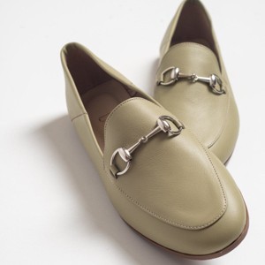 Penny - Olive Green Leather Horsebit Loafers | Forever & Always Shoes - 1 of 4